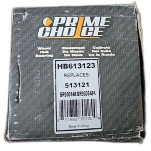 NEW Prime Choice Wheel Hub Bearing HB613123 Replaces 513121 BR930148